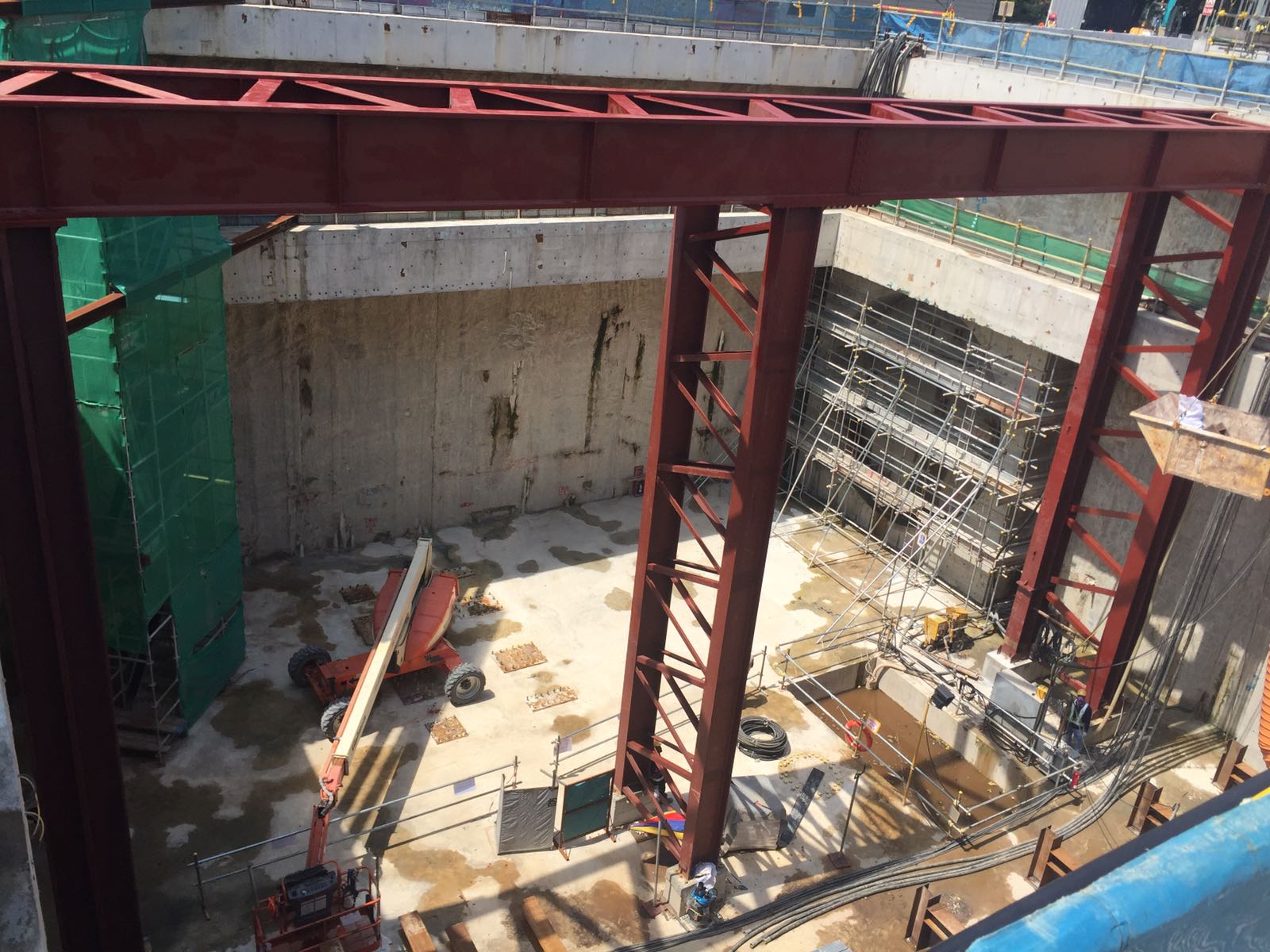 Gantry Crane Support Frame for TBM Launching Shaft